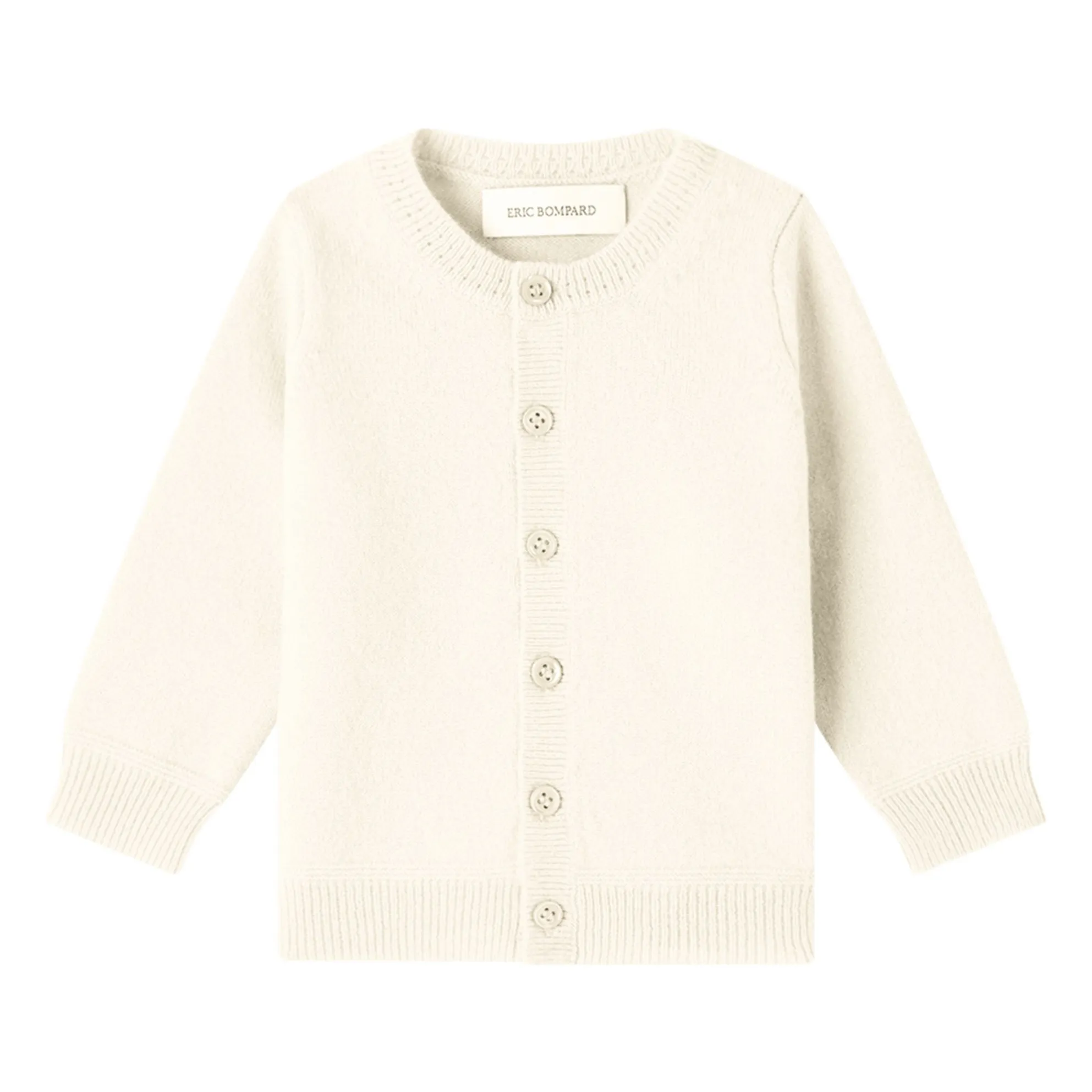 Bompard Ecru Cashmere Cardigan