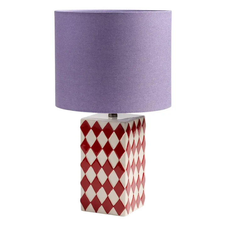 Lampe à poser Grid | Rouge- Image produit n°0