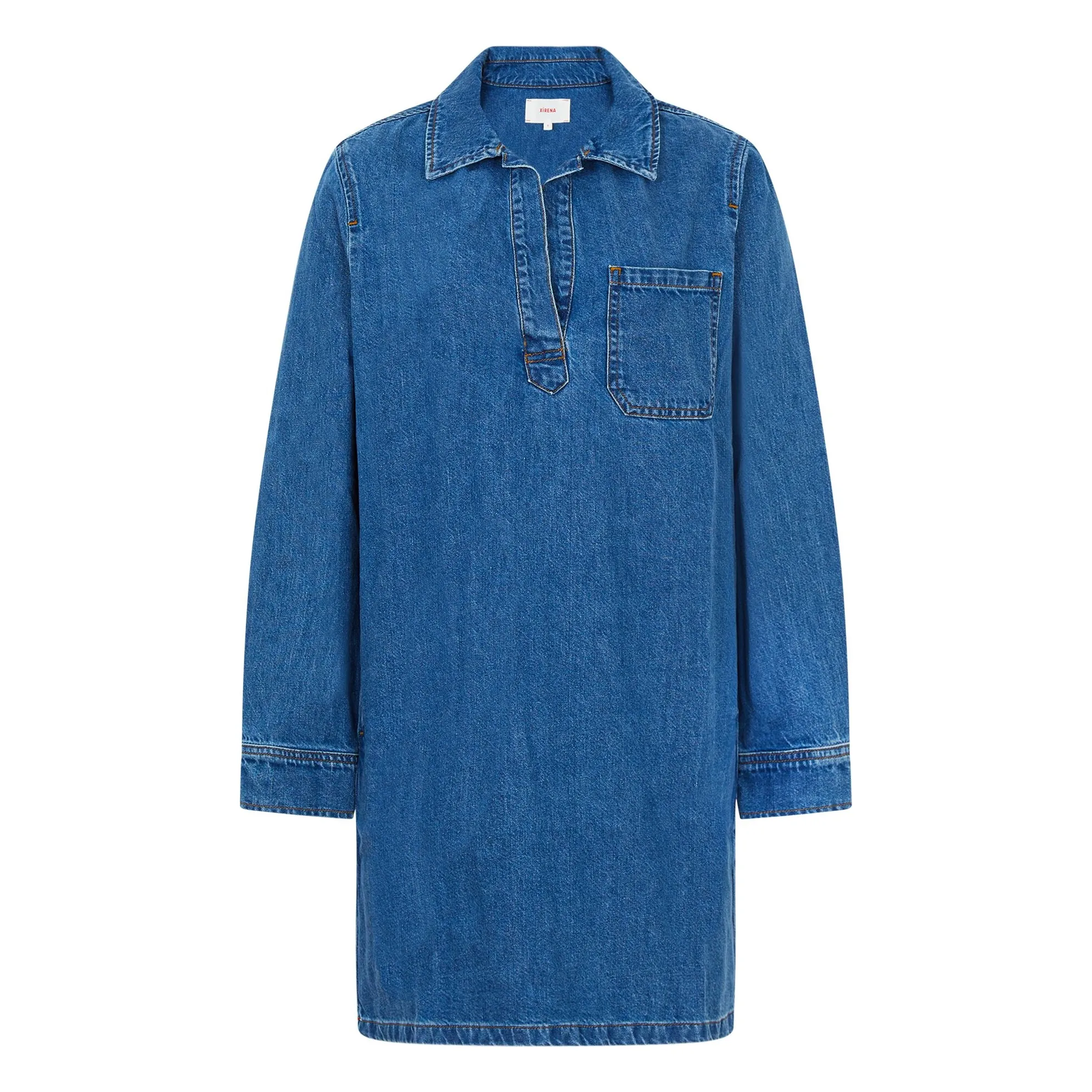 Xirena Mid Blue Max Denim Dress