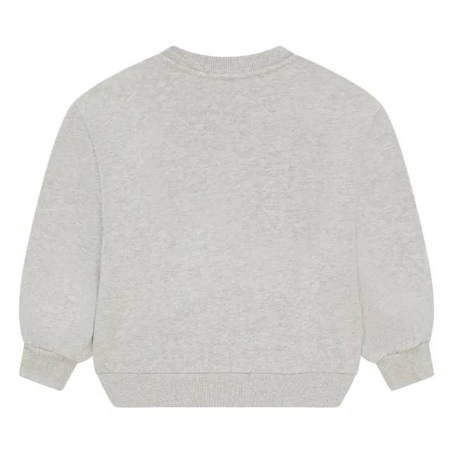 Sweatshirt mit Rundhalsausschnitt SHOBU | Grau Meliert