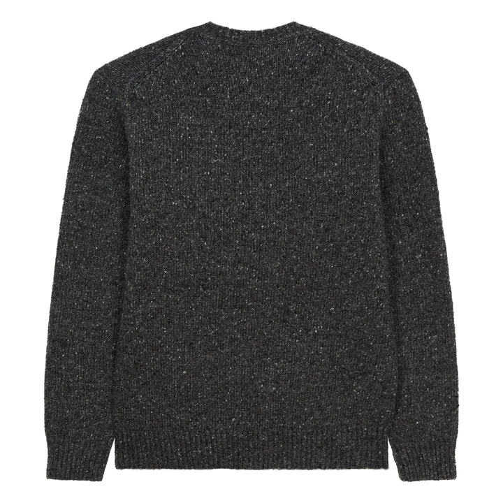 Pullover Donegal Wolle | Kohlegrau- Produktbild Nr. 1