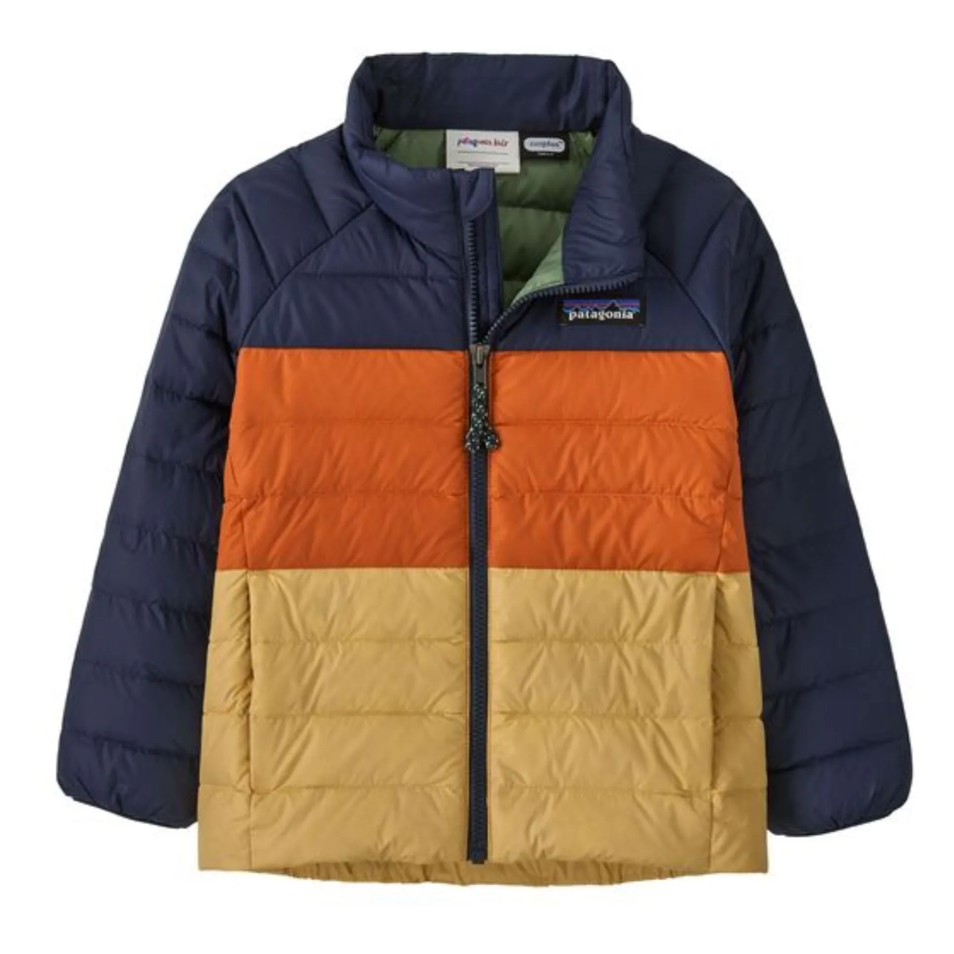 Patagonia Rust Down Sweater Recycled Fiber Jacket