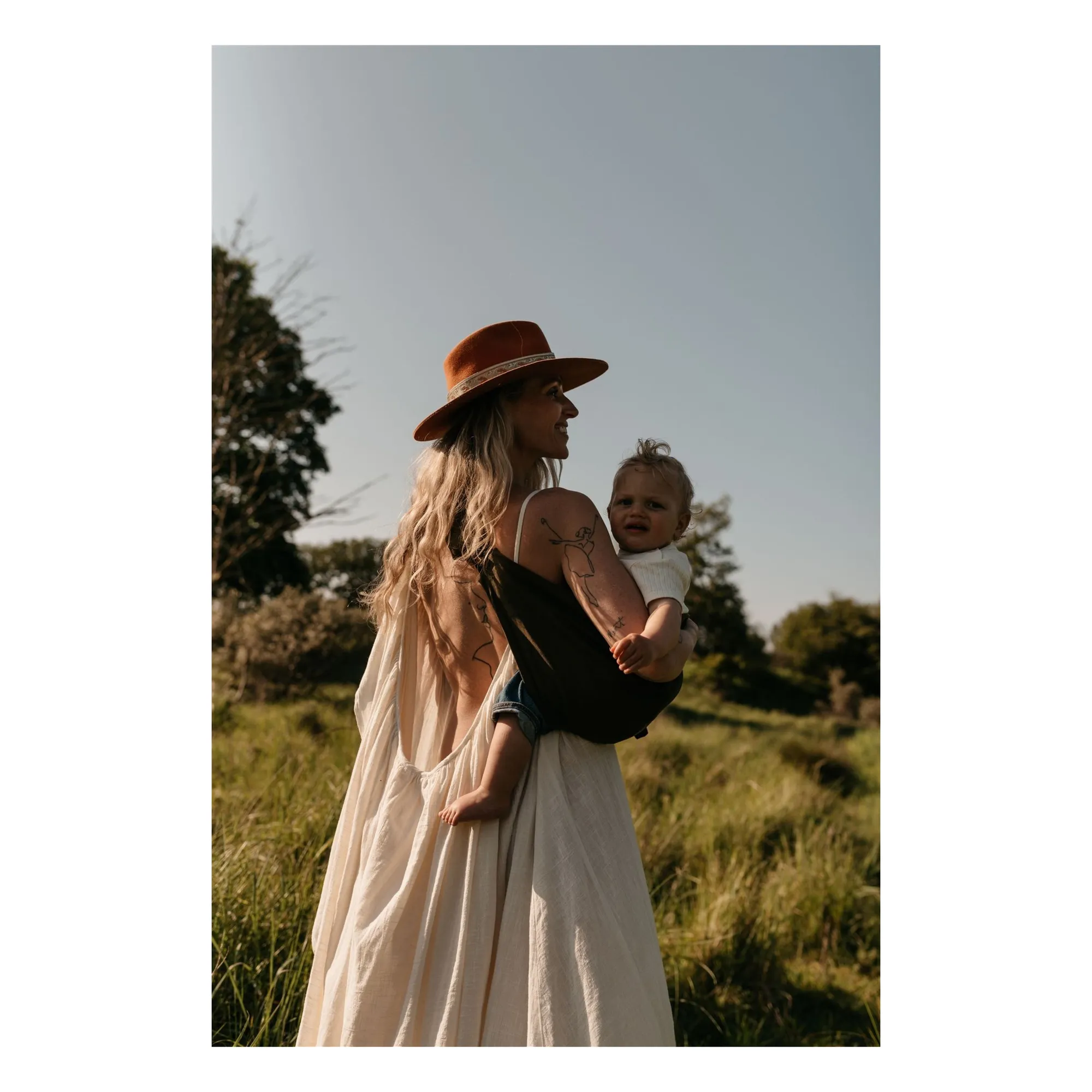 Porte-bébé | Vert foncé- Image produit n°1