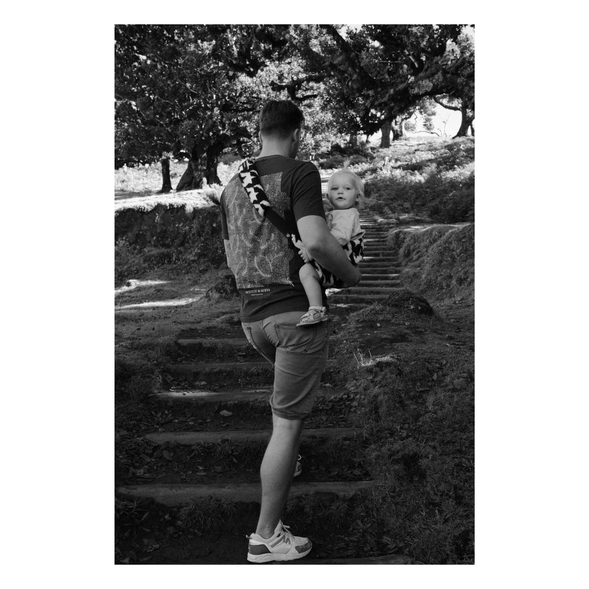 Porte-bébé teddy | Noir/Blanc- Image produit n°8