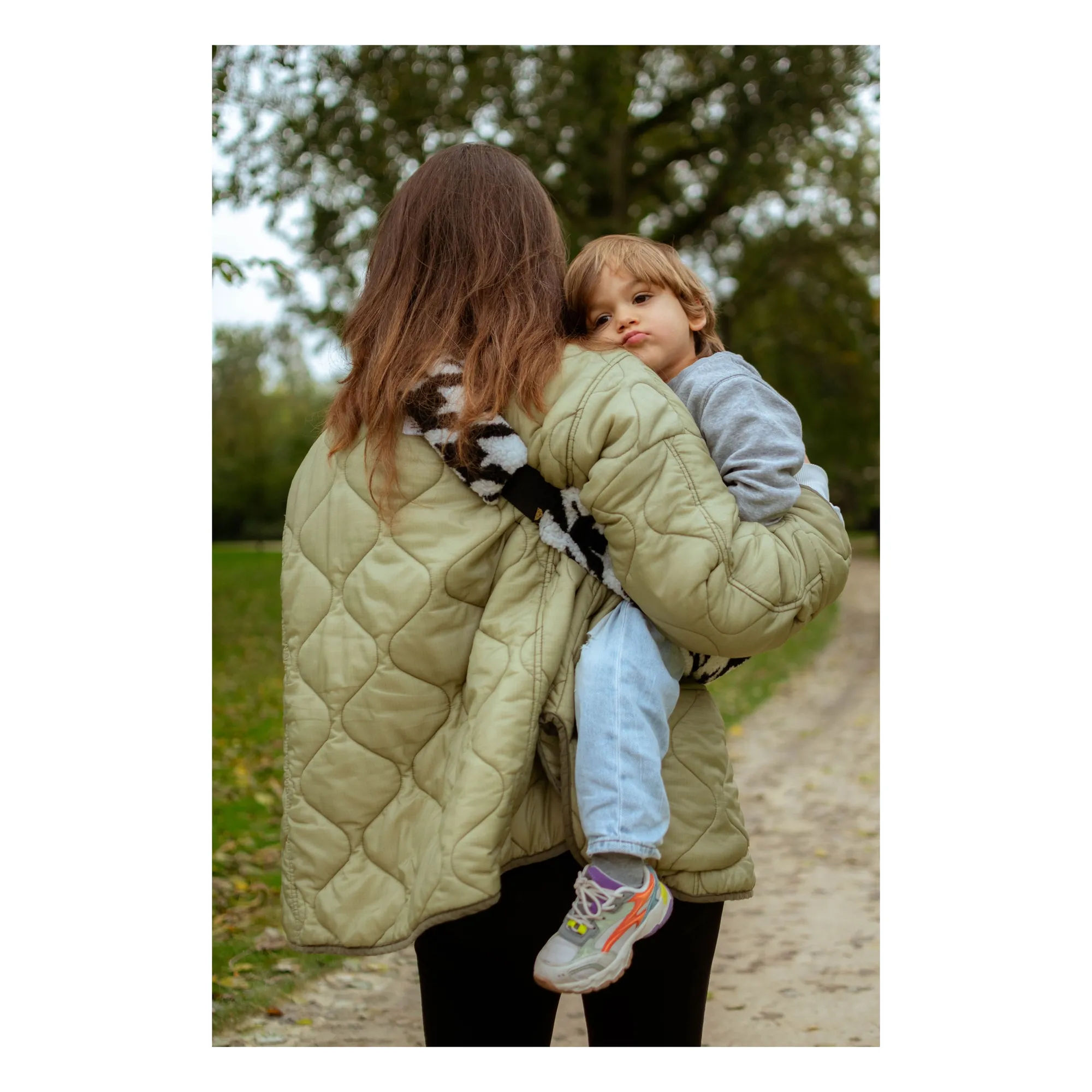 Porte-bébé teddy | Noir/Blanc- Image produit n°6
