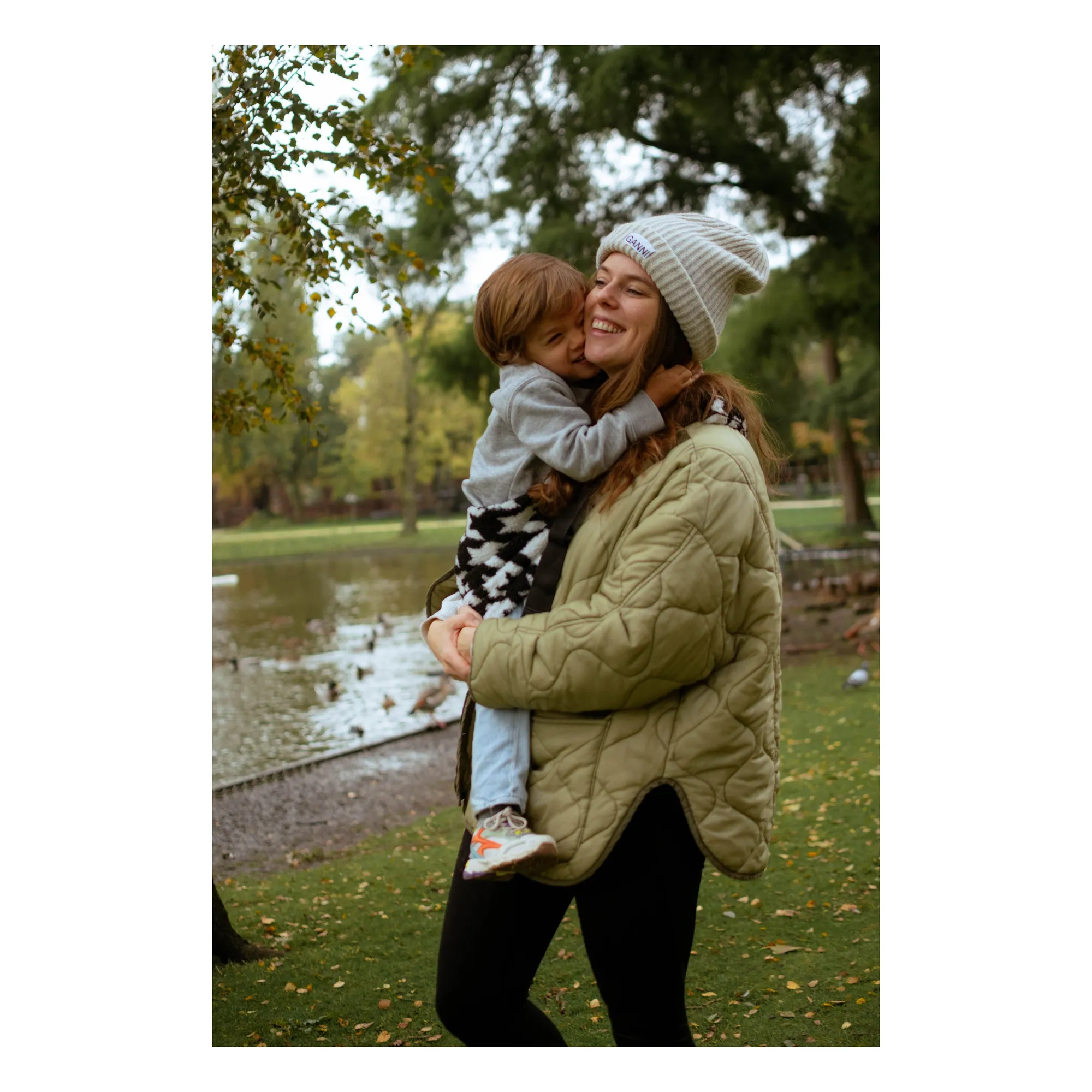 Porte-bébé teddy | Noir/Blanc- Image produit n°5