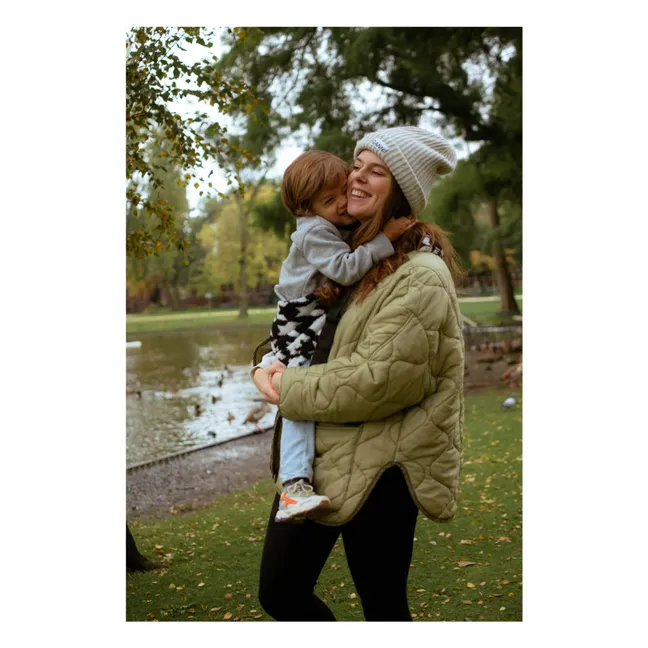 Porte-bébé teddy | Noir/Blanc