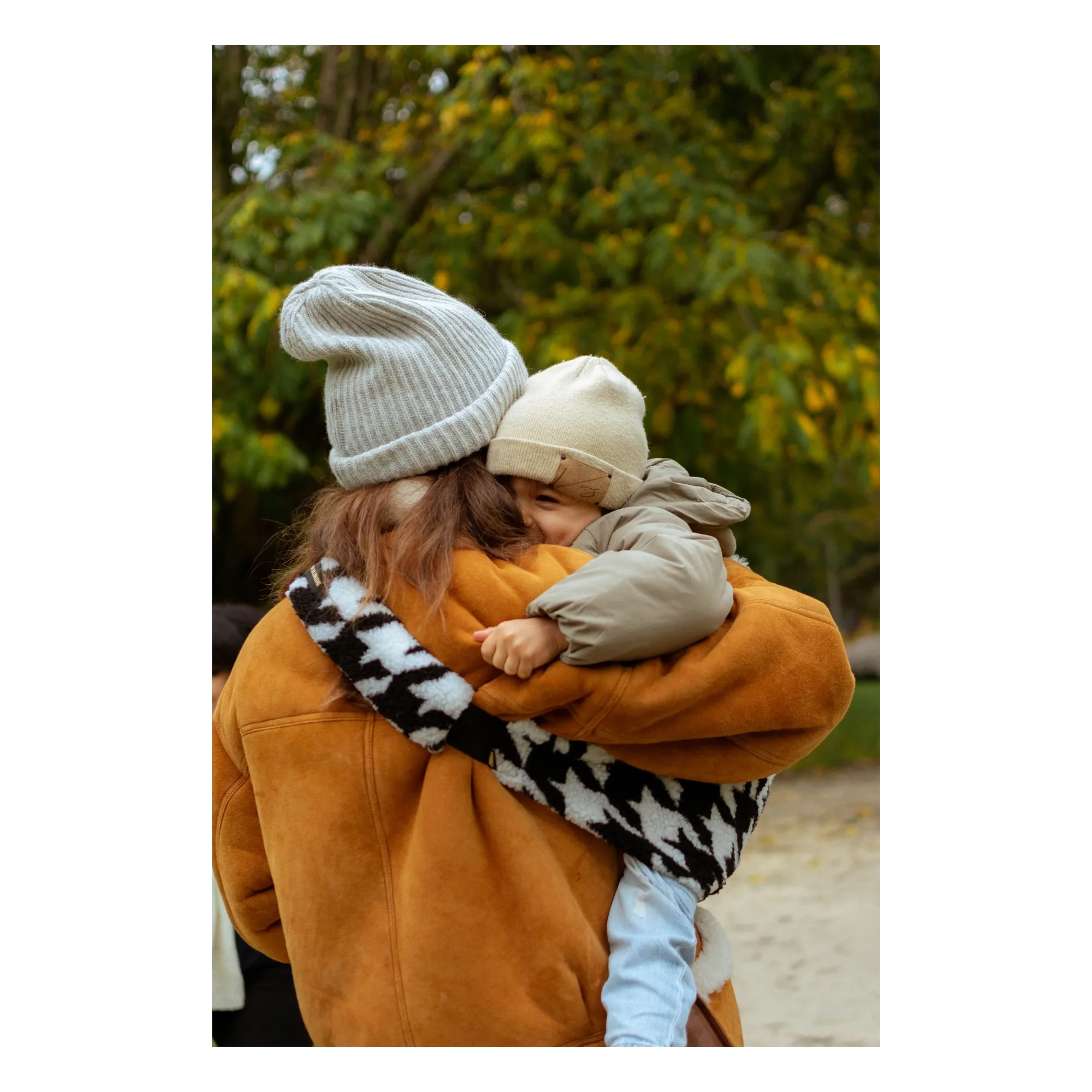 Porte-bébé teddy | Noir/Blanc- Image produit n°2