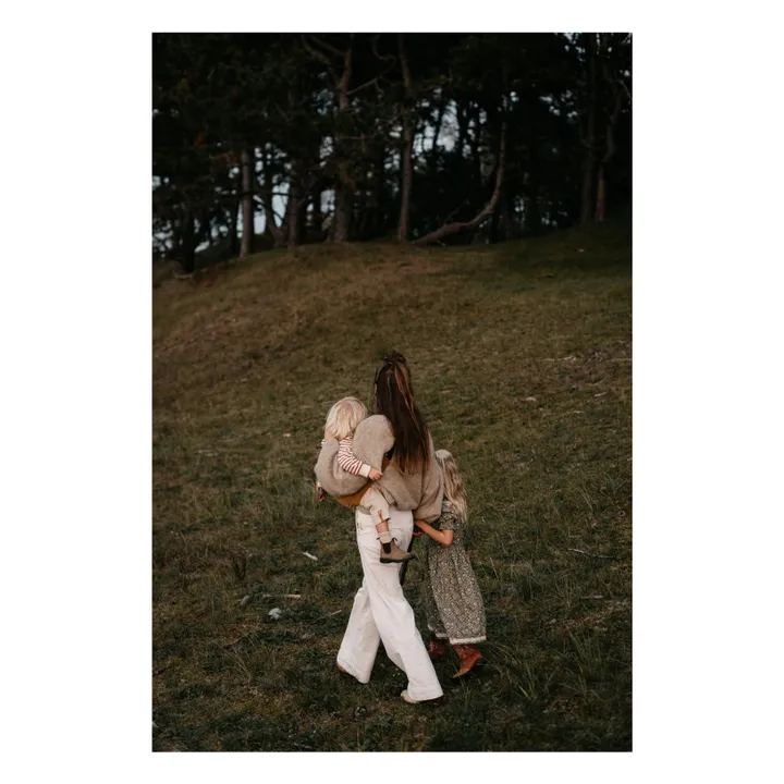 Corduroy baby carrier | Camel- Product image n°3