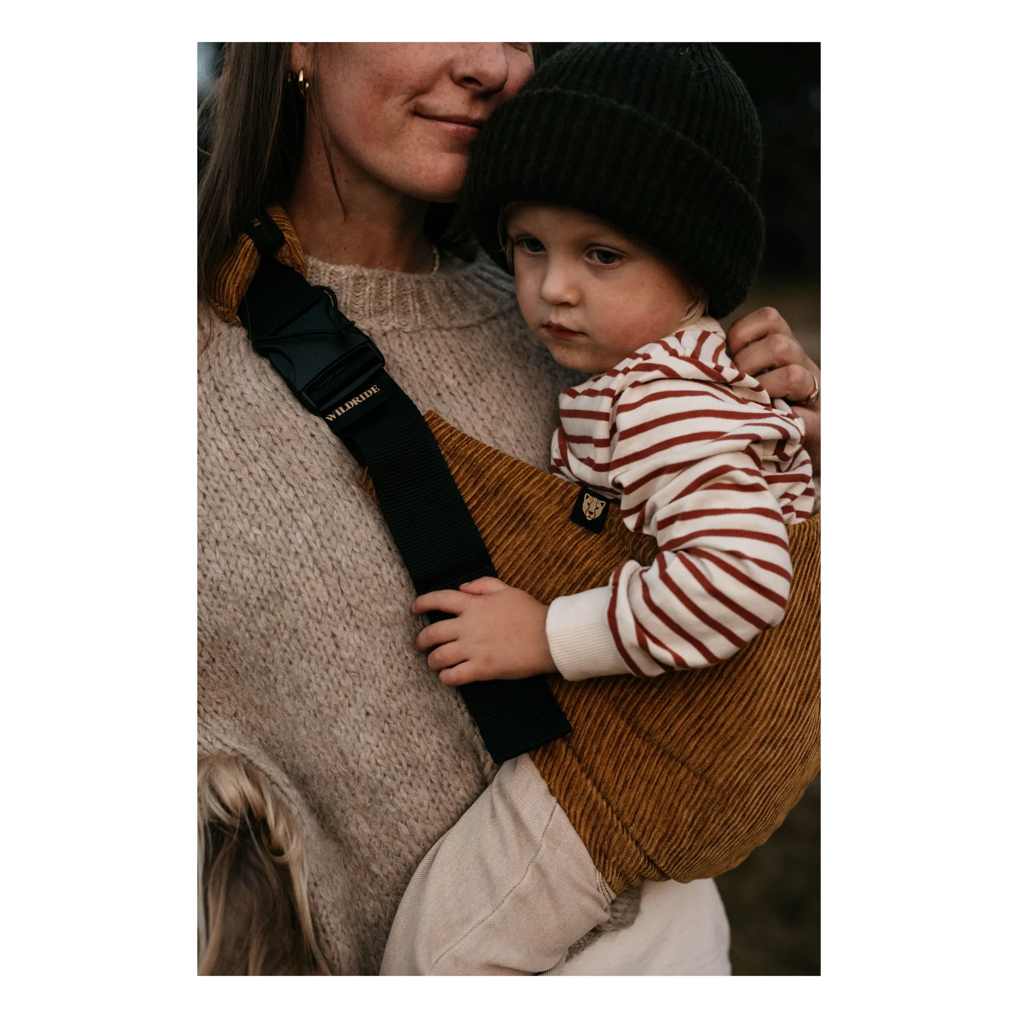 Product Video Placeholder: Corduroy baby carrier | Camel