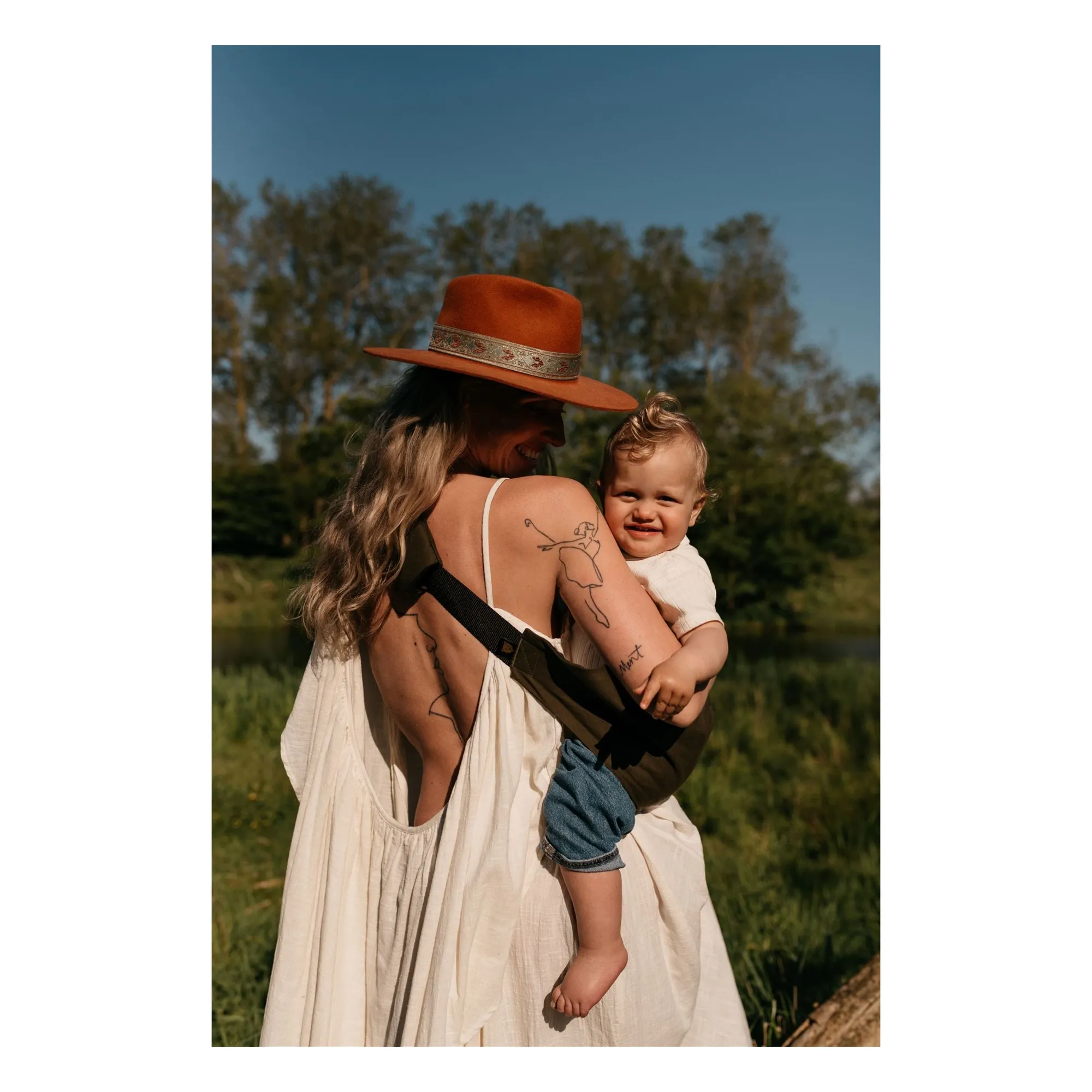 Porte-bébé | Vert foncé- Image produit n°5