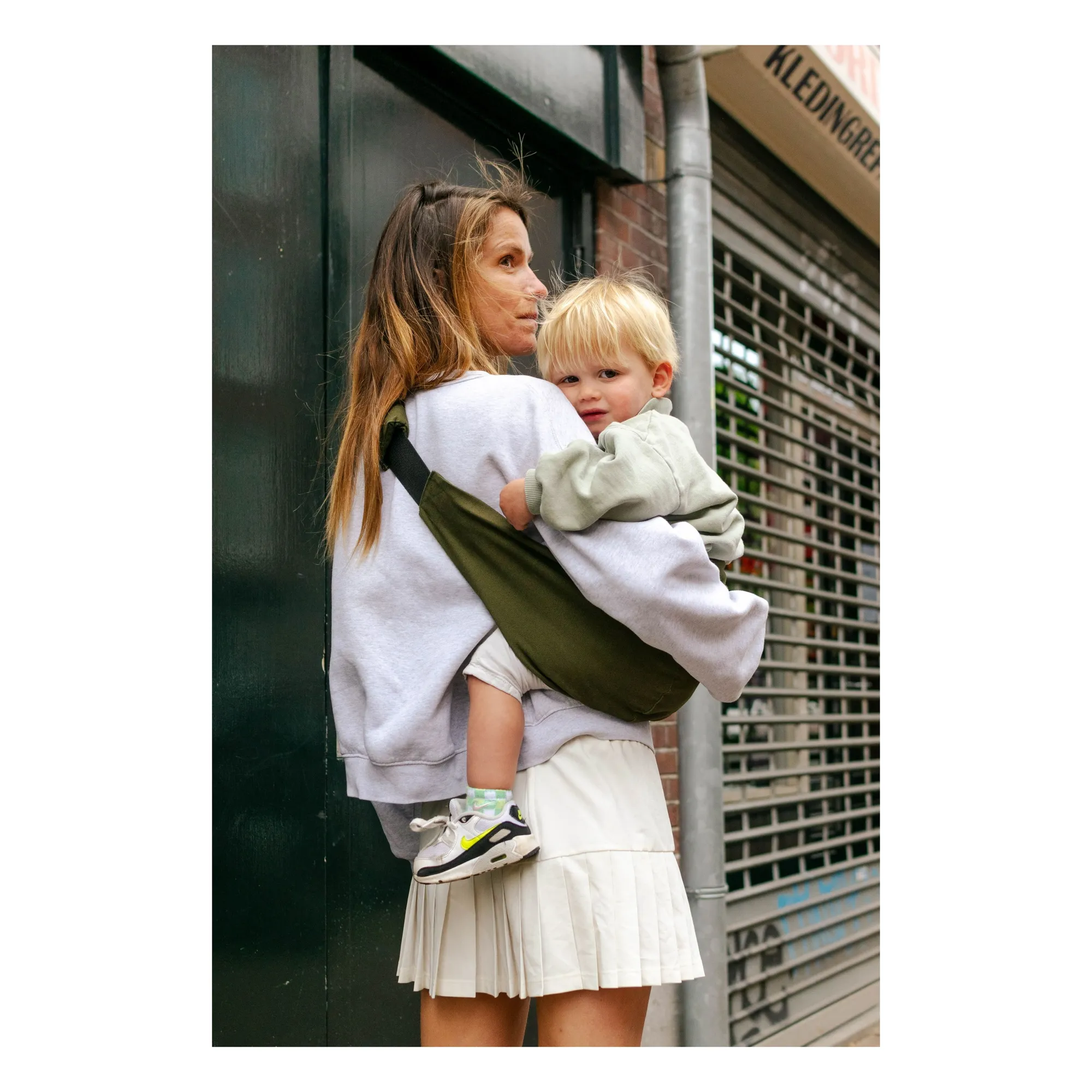 Porte-bébé | Vert foncé- Image produit n°7