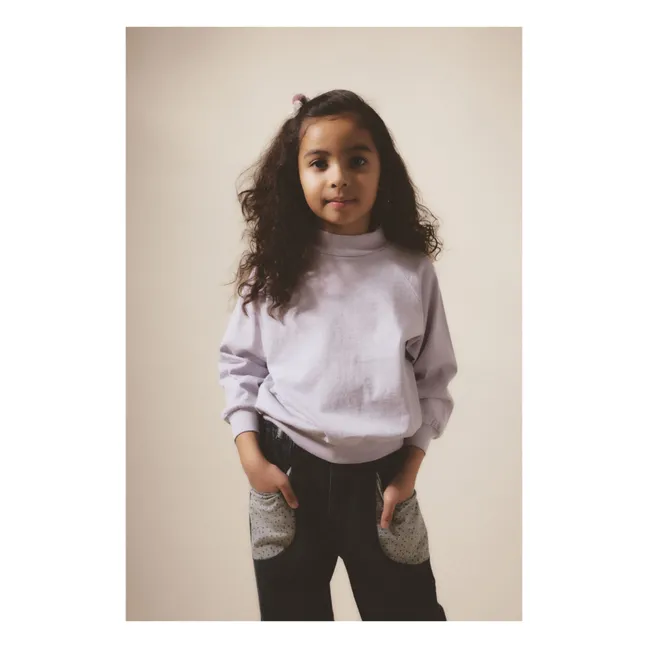 Organic Pima Cotton Raglan T-Shirt | Lilac