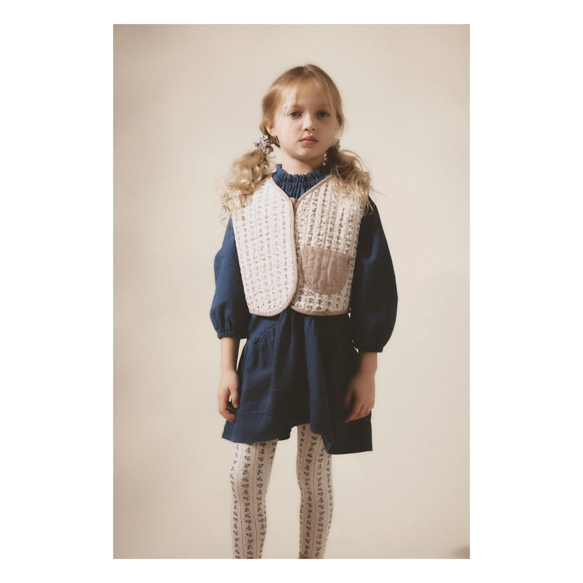 Gilet Sans Manches Elvira Coton Bio | Vieux Rose- Image produit n°2