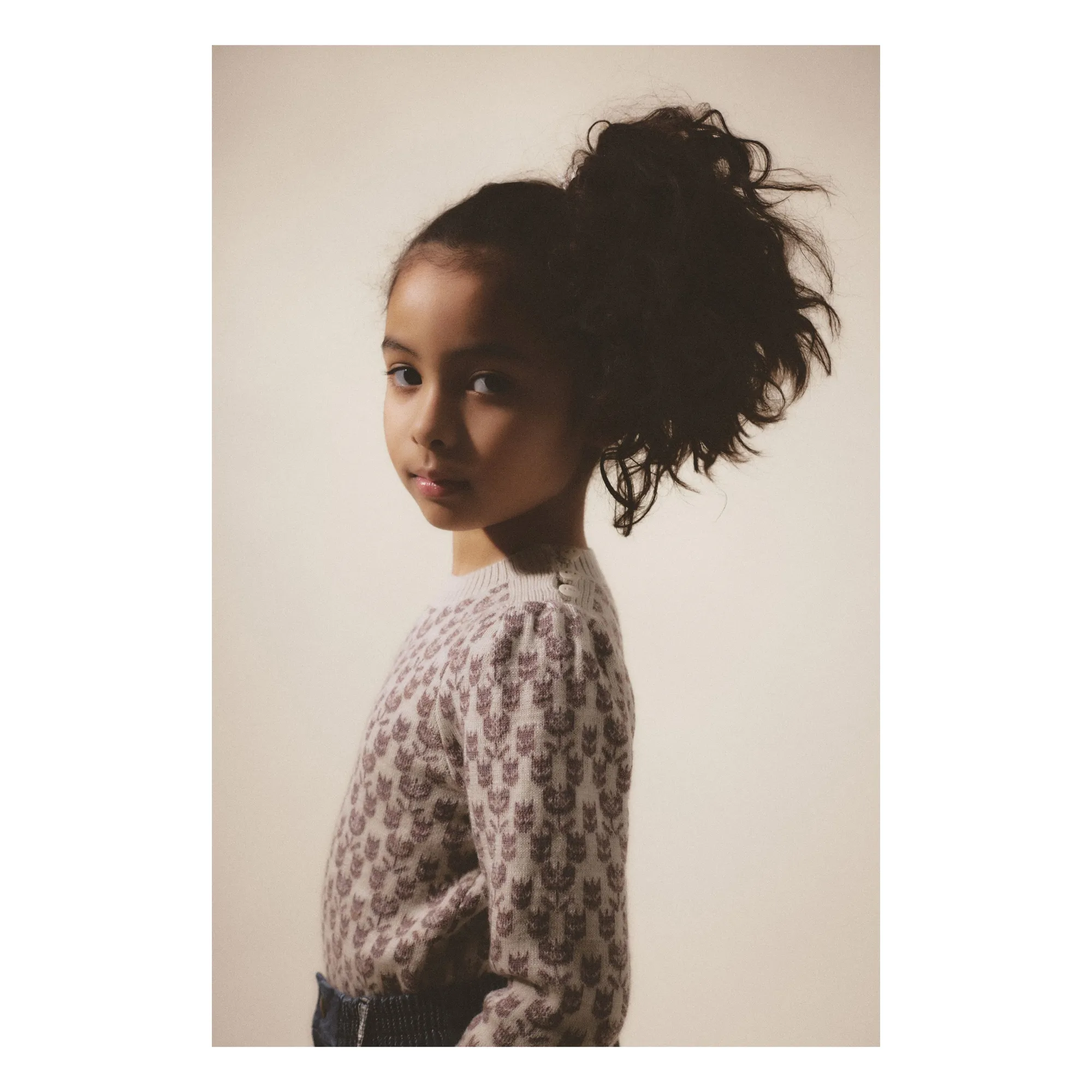 Pull Wilma Laine Mérinos | Prune- Image produit n°3