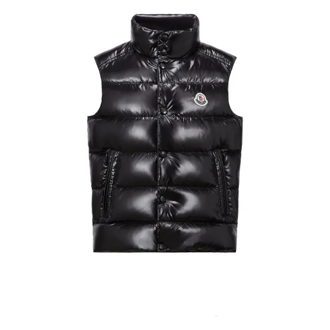 Chaqueta de plumón sin mangas Tib | Negro