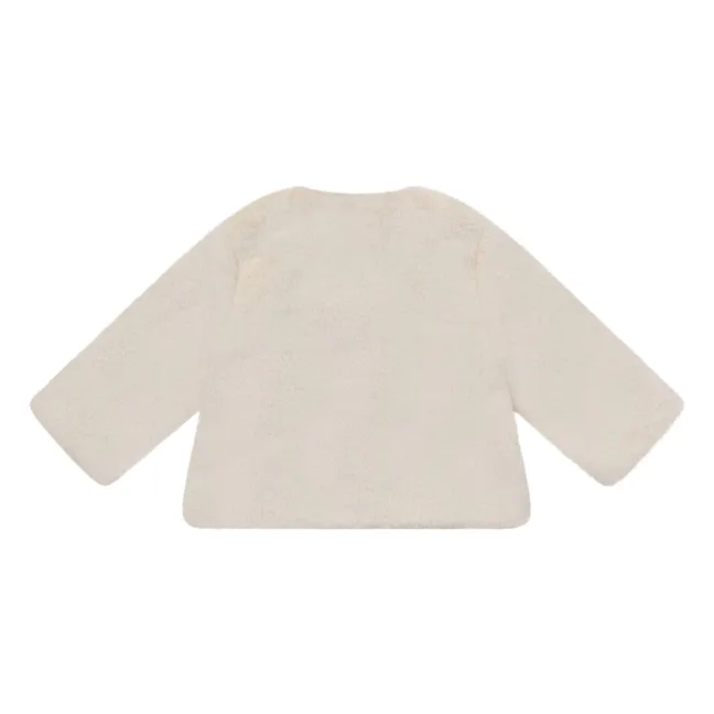 Abrigo de piel Denys Baby | Crema
