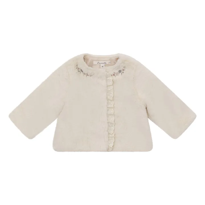 Abrigo de piel Denys Baby | Crema- Imagen del producto n°0