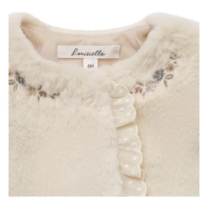 Abrigo de piel Denys Baby | Crema- Imagen del producto n°1