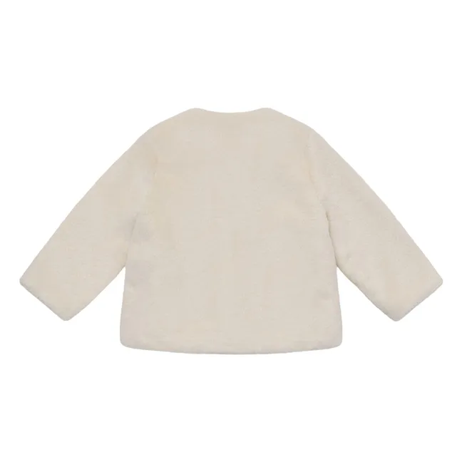 Abrigo de piel Denys | Crema