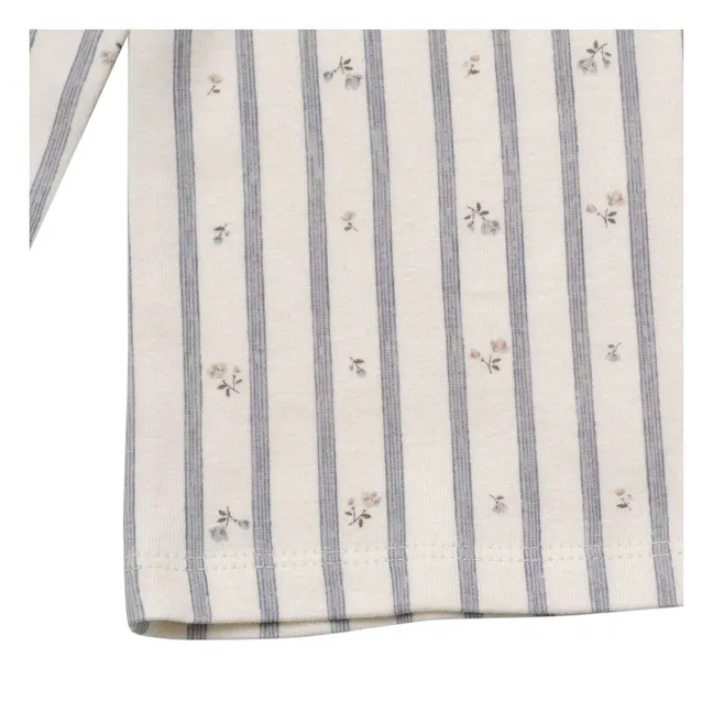 Pijama de rayas Lunytier | Azul