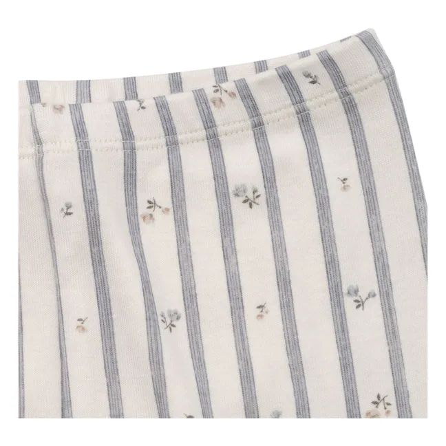 Pijama de rayas Lunytier | Azul