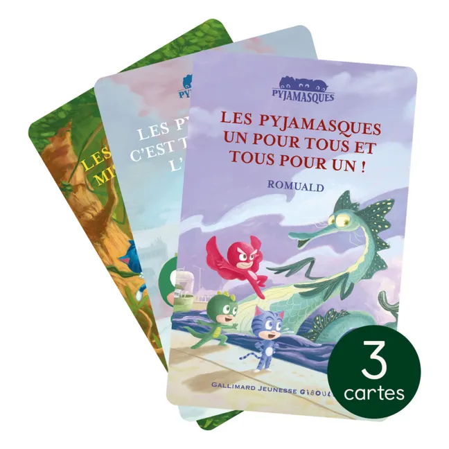 Pyjamasques-Karten - 3er-Pack