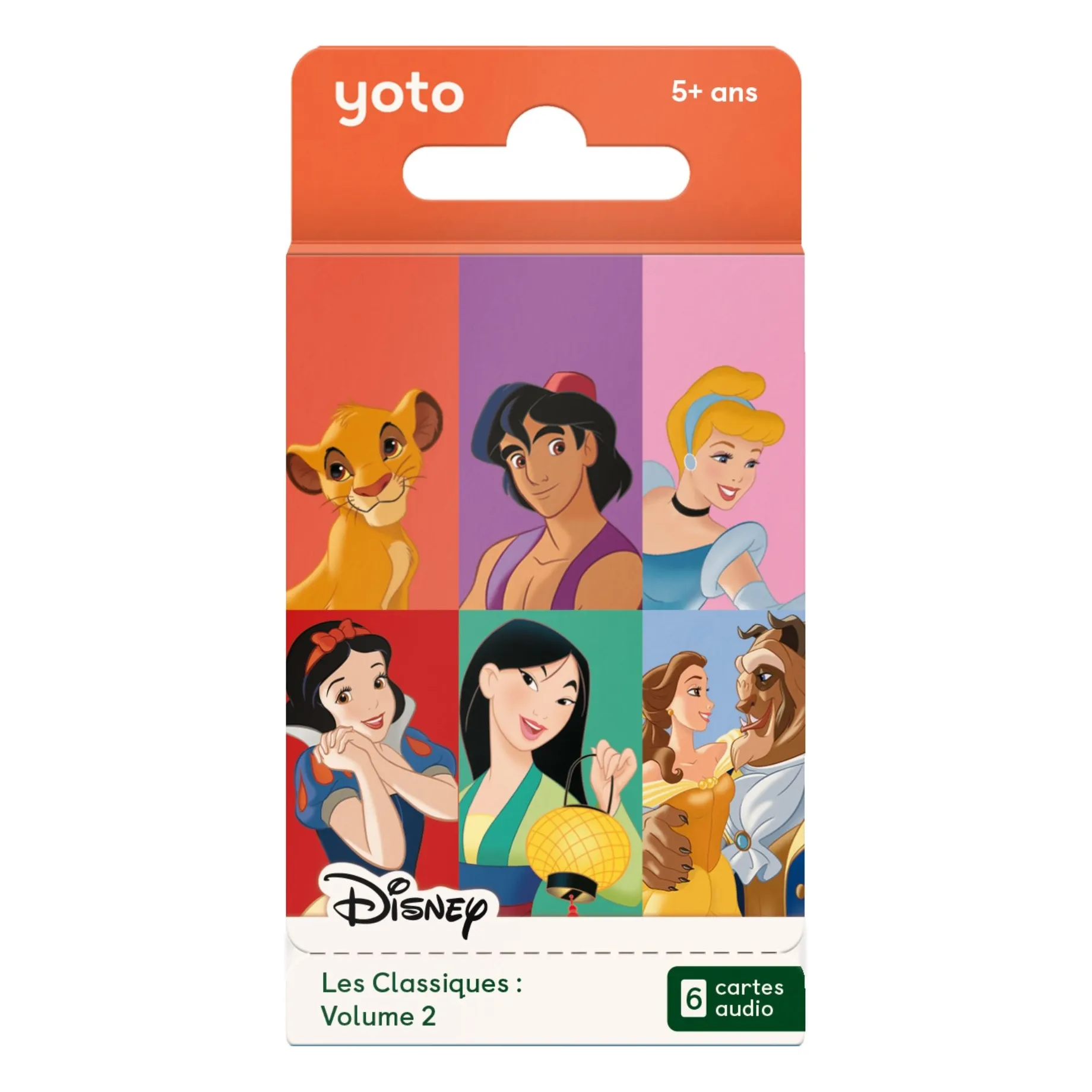 Yoto Player - Cartes Les classiques Disney volume 2 - Pack de 6 (Yoto Player) - Couverture