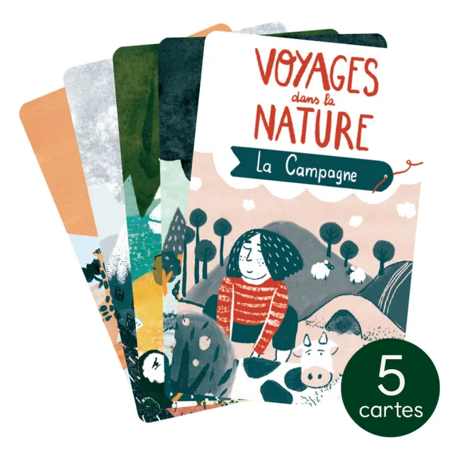 Karten Reisen in die Natur - 6er-Pack