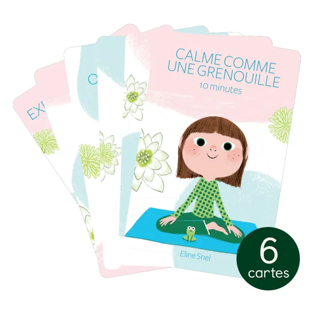 Karten Ruhig und aufmerksam wie ein Frosch - 6er-Pack