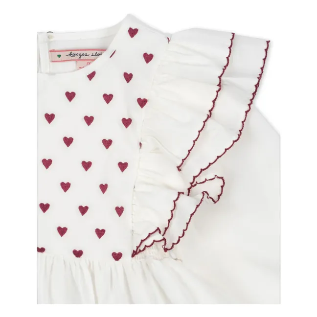 Abito a cuore | Bianco