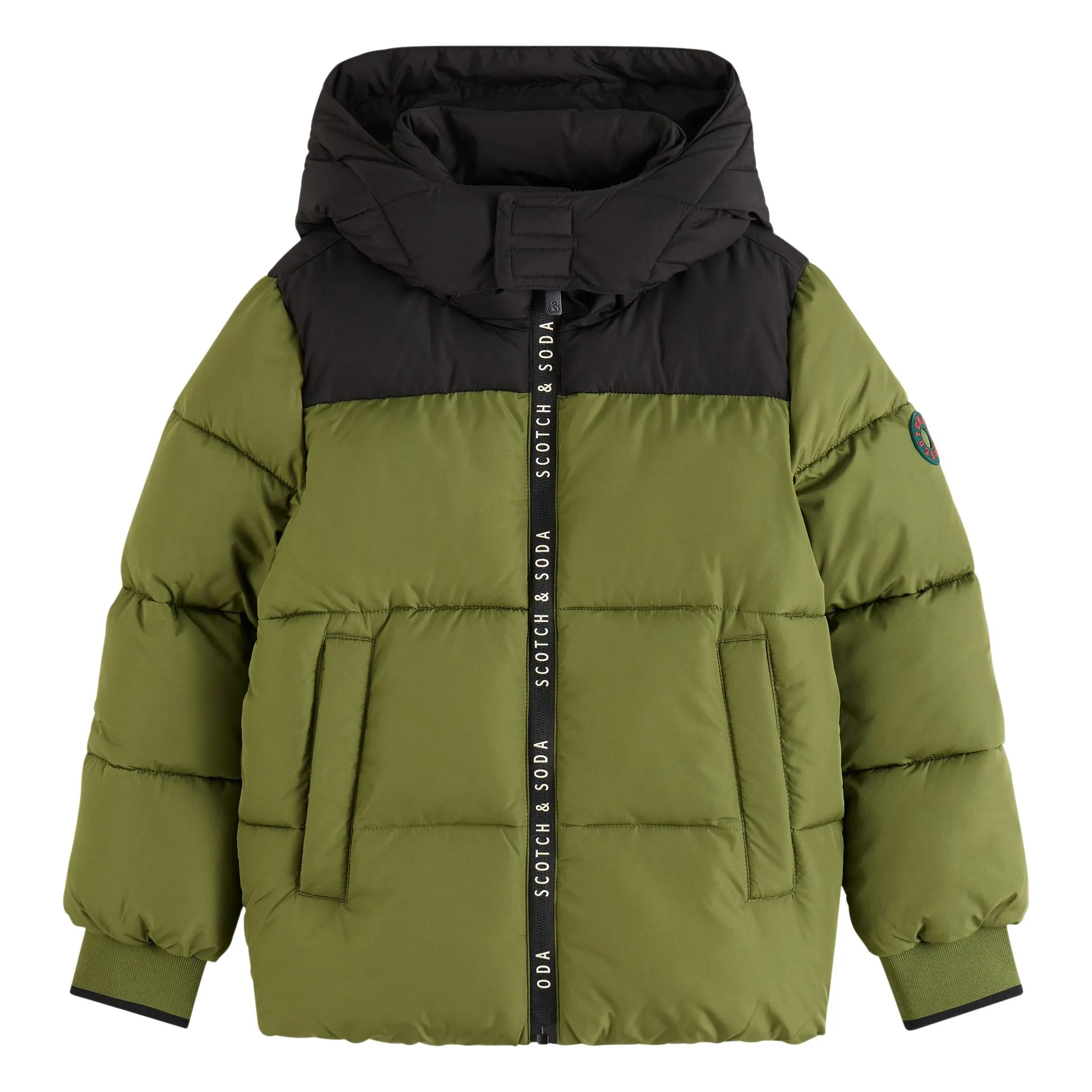 Scotch & Soda Khaki Waterproof Jacket