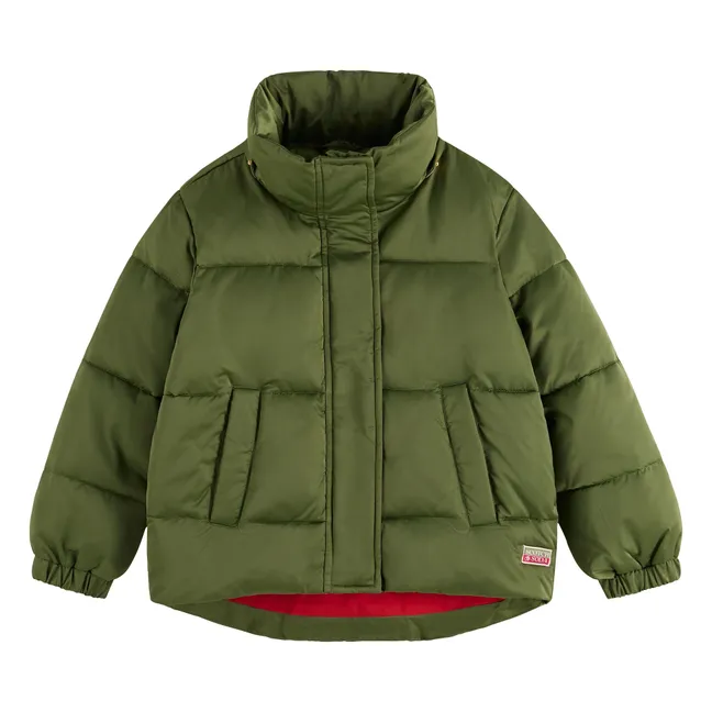 Chaqueta corta de plumón | Verde Kaki