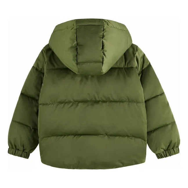 Chaqueta corta de plumón | Verde Kaki