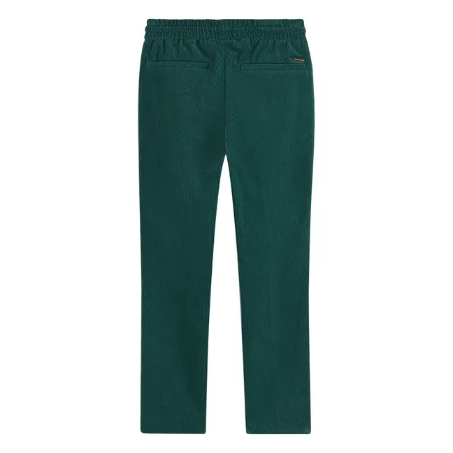 Pantaloni chino in velluto a coste | Verde