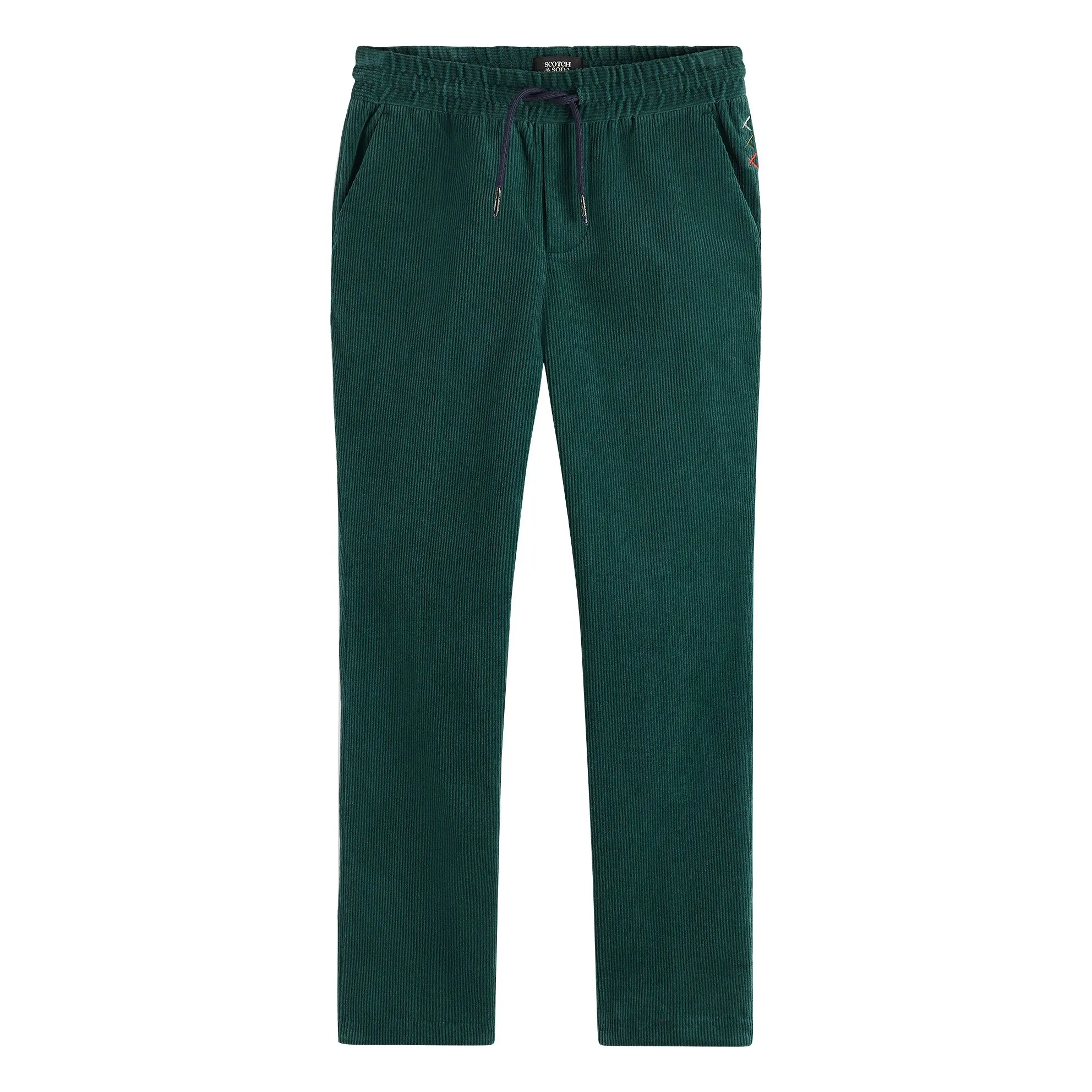 Scotch & Soda Green Corduroy Chino Pants