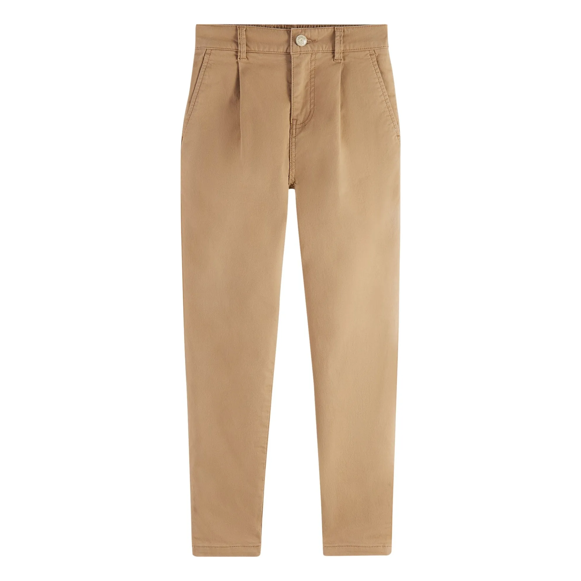 Scotch & Soda Beige Tapered Chino Pants