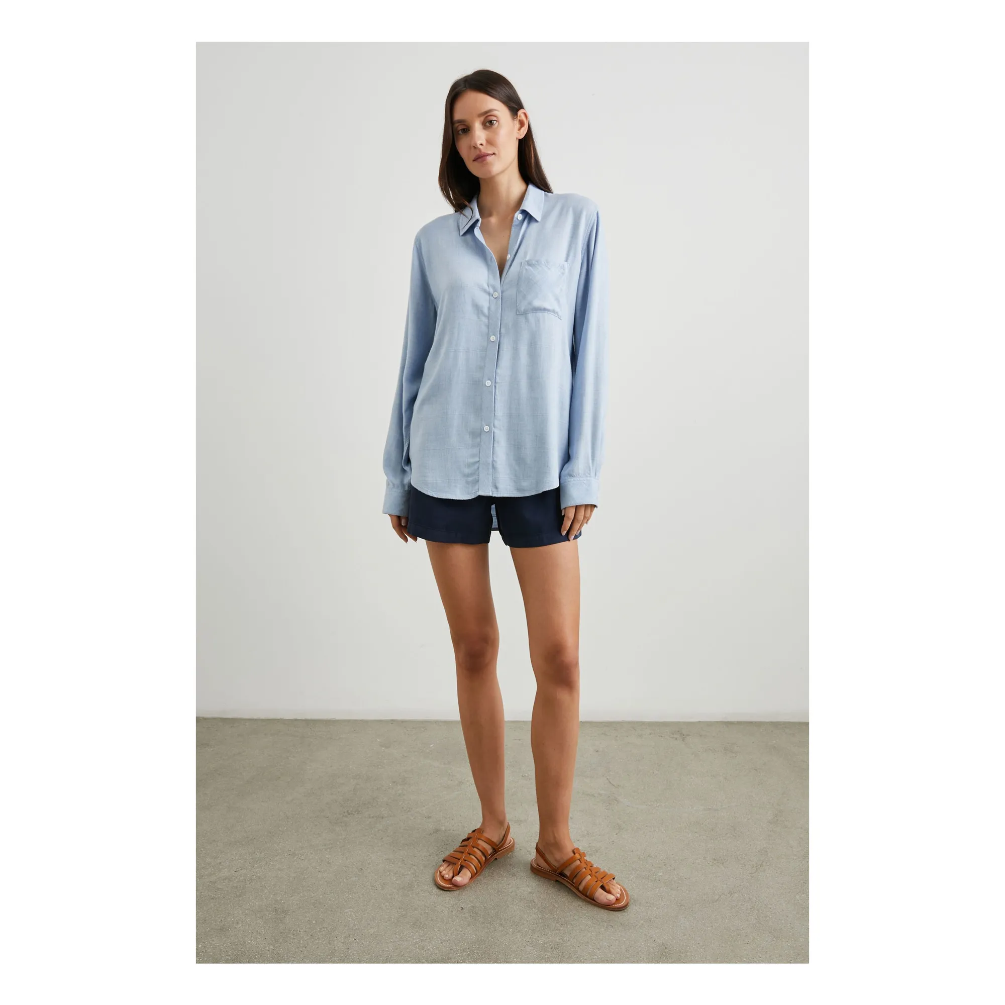 Chemise Hunter | Bleu ciel- Image produit n°2