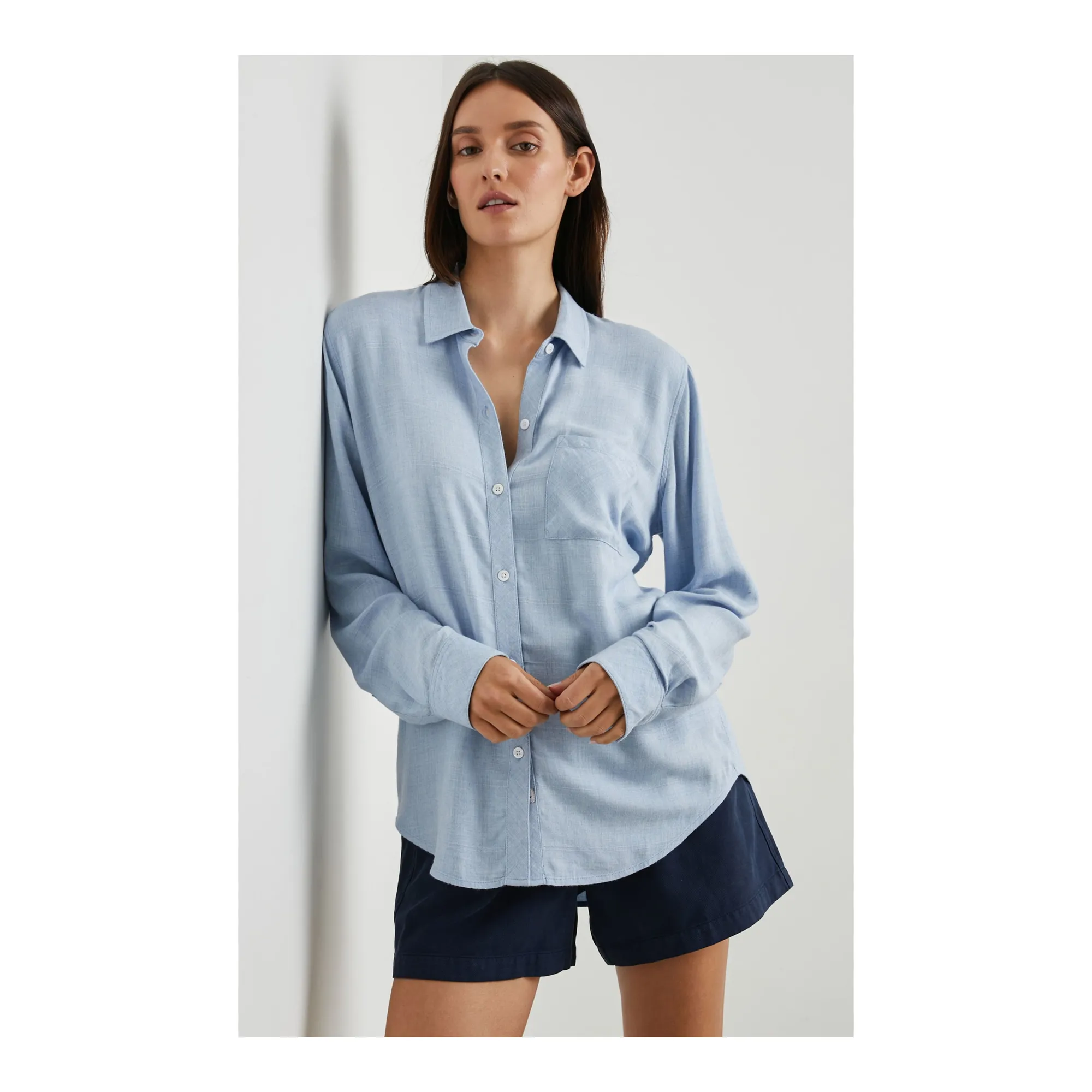 Chemise Hunter | Bleu ciel- Image produit n°3