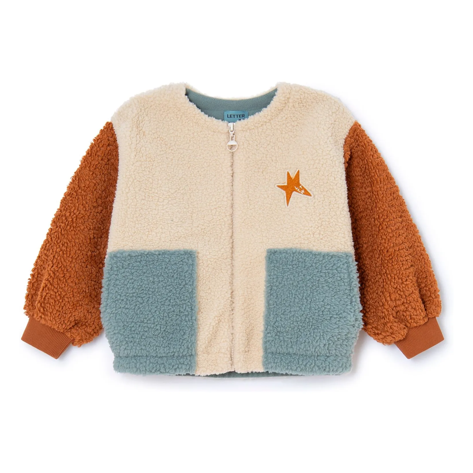 Letter To The World Ecru Pol Sherpa Jacket