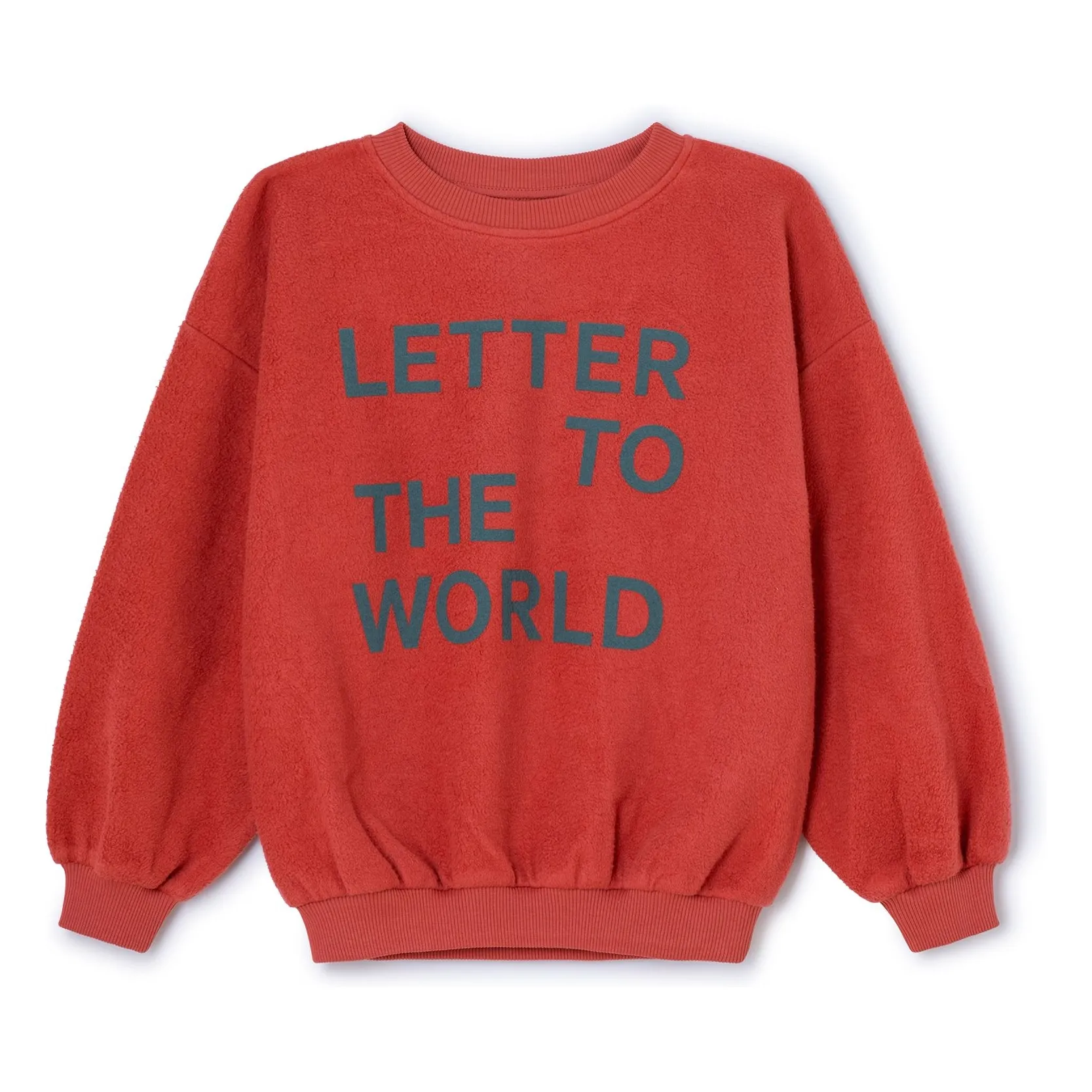 Letter To The World Raspberry Red Lttw Organic Fleece Sweatshirt