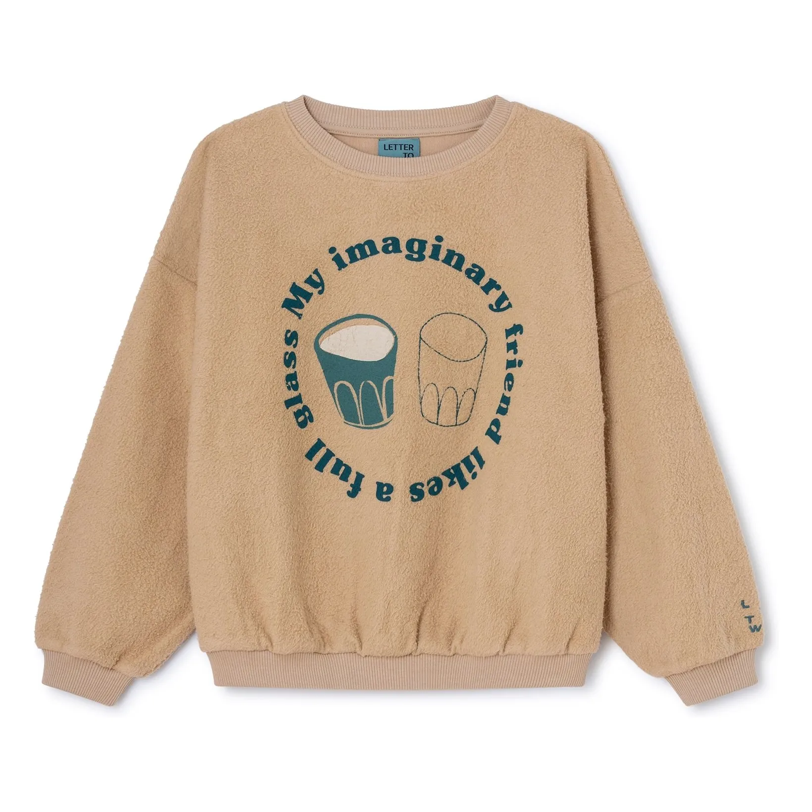 Letter To The World Beige Arnau Organic Cotton Sweatshirt
