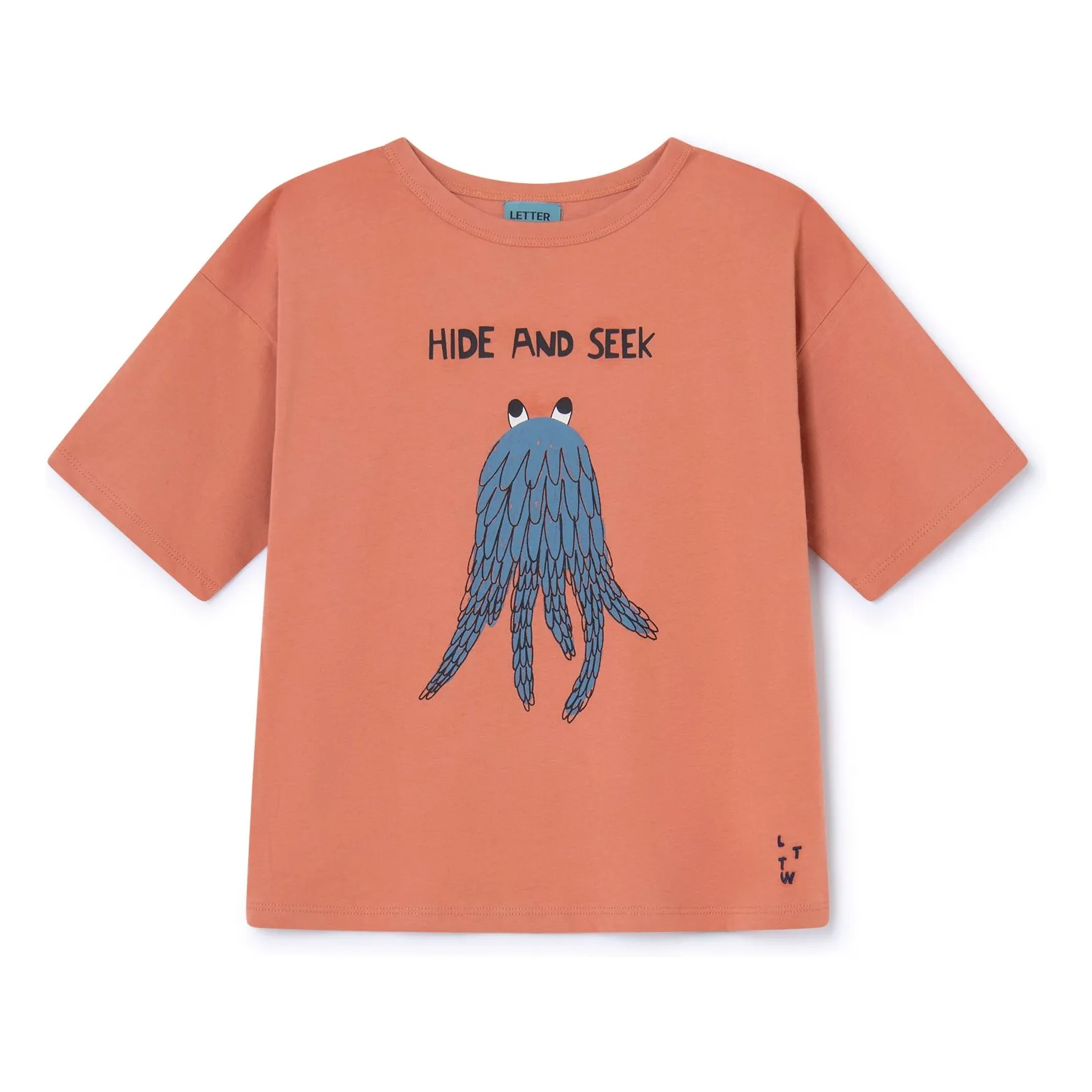 Letter To The World Dusty Pink Kirk Organic Cotton T-Shirt