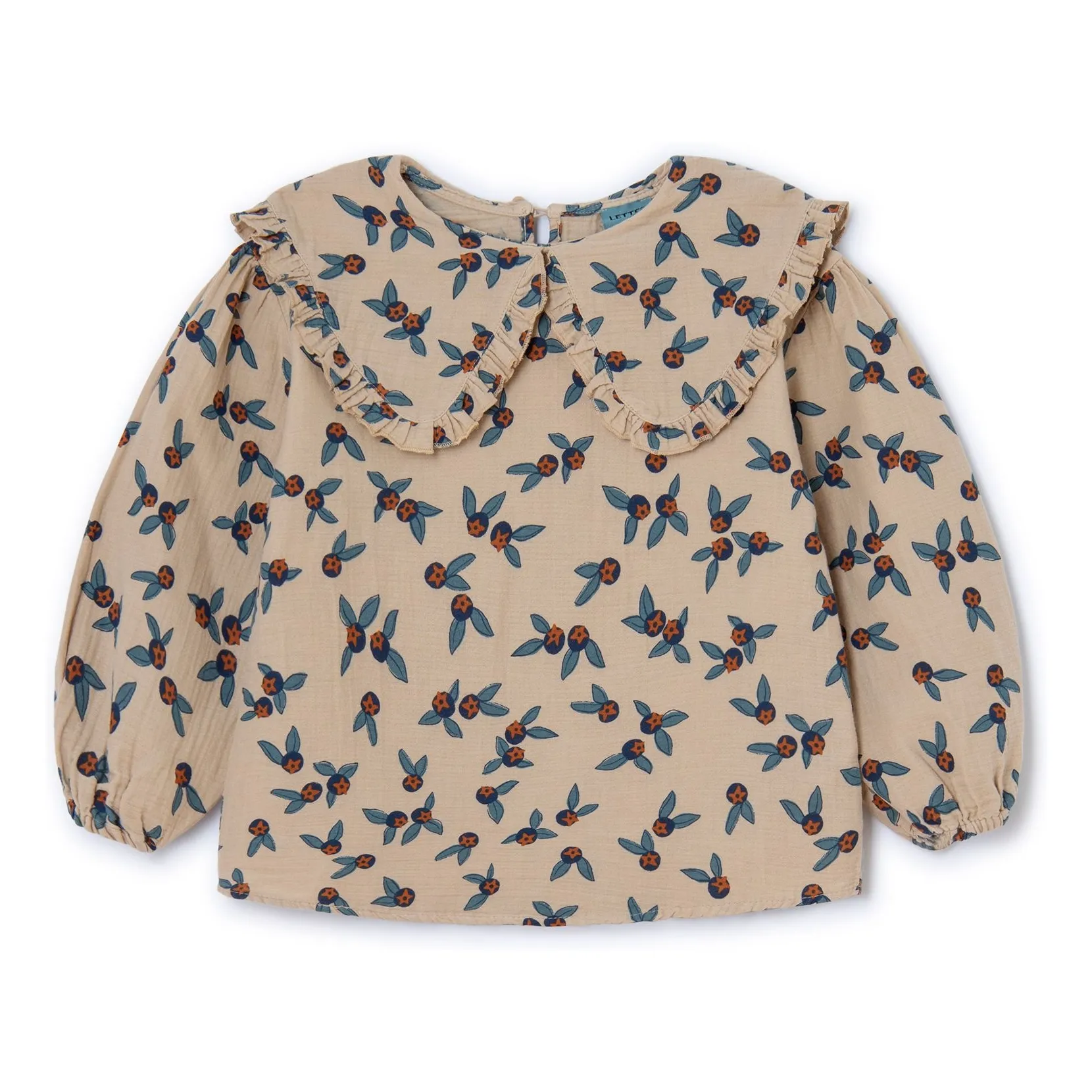 Letter To The World Beige Harlow Organic Cotton Blouse