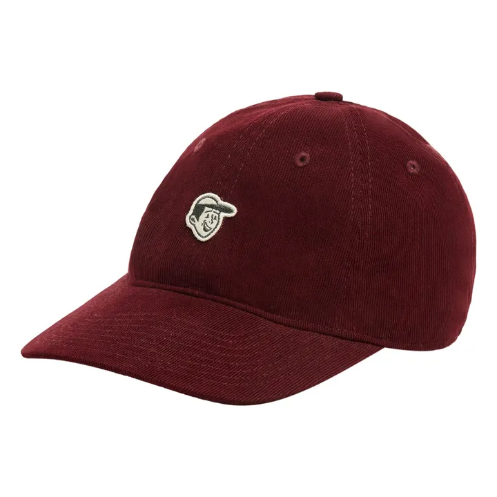 Emilio Velours cap | Burgundy- Product image n°1