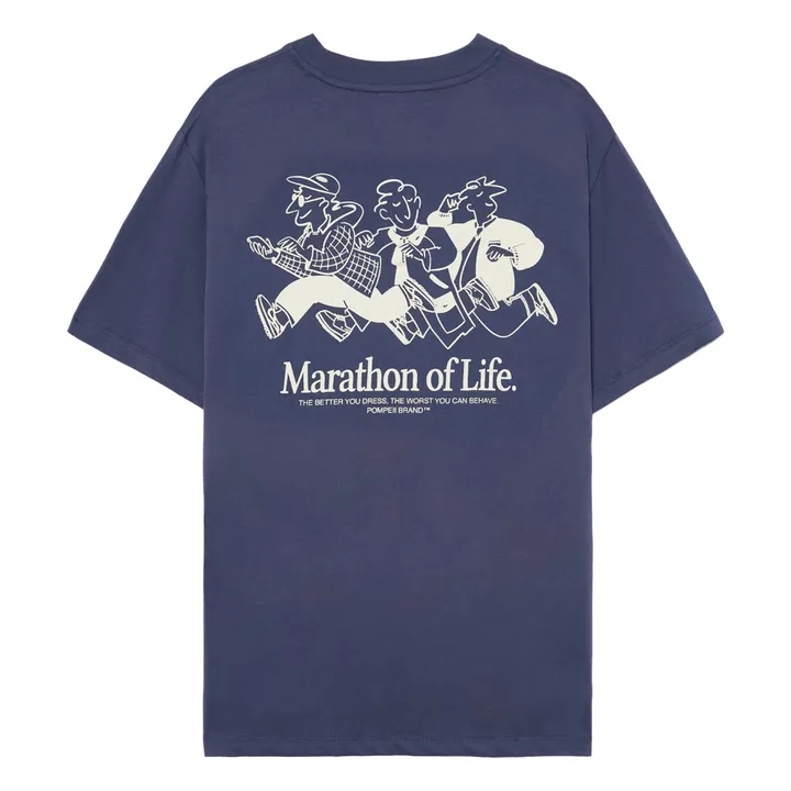 Camiseta Marathon Of Life | Azul Marino- Imagen del producto n°1