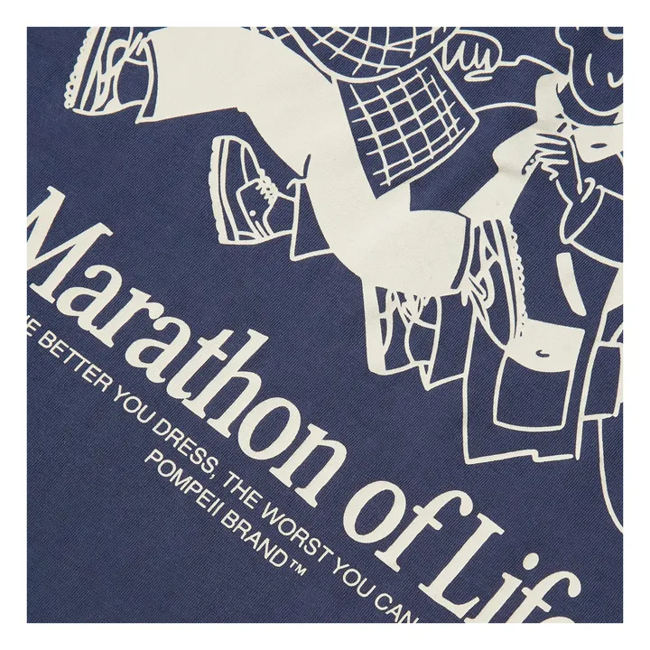Camiseta Marathon Of Life | Azul Marino- Imagen del producto n°3