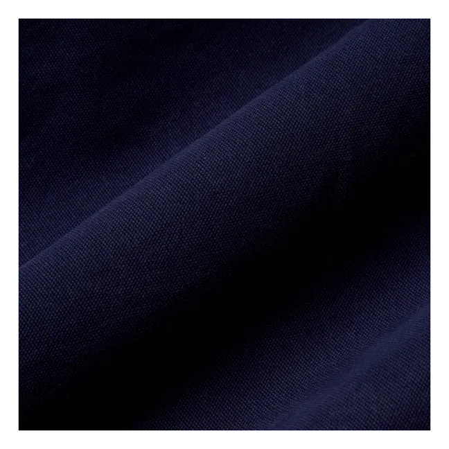 Pantaloni in tela di cotone | Blu marino