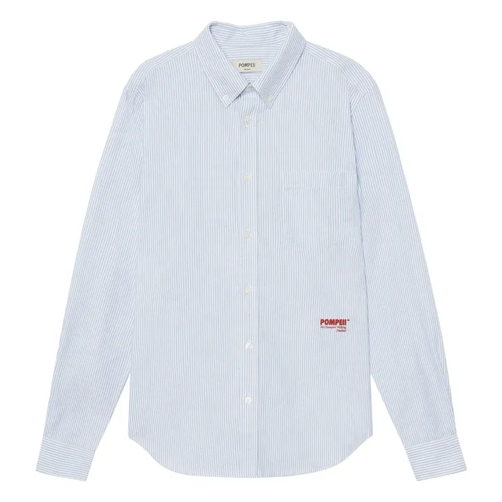 Gestreiftes Oxford-Hemd | Hellblau- Produktbild Nr. 0