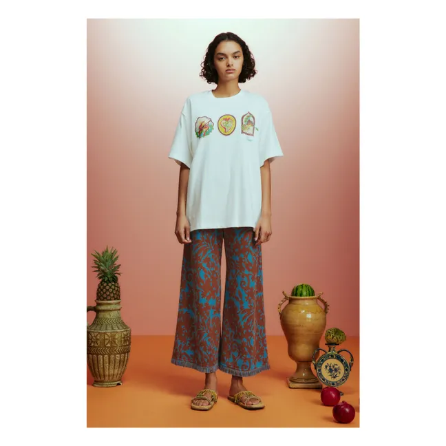 Emilio organic cotton T-shirt | Cream